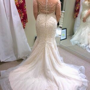 Elegant Lace Wedding Gown